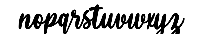 Hanastly Font LOWERCASE