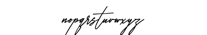 Harris Signature Font LOWERCASE