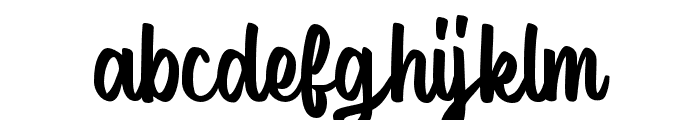 Hastife Script Regular Font LOWERCASE