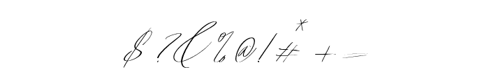 HegomoniSignature Font OTHER CHARS