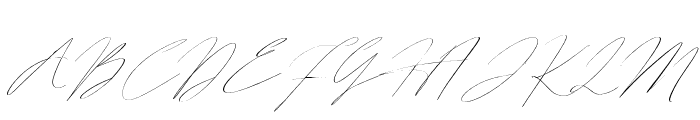 HegomoniSignature Font UPPERCASE