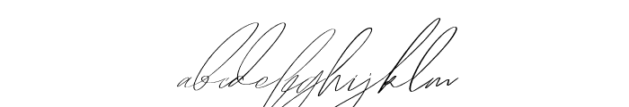 HegomoniSignature Font LOWERCASE