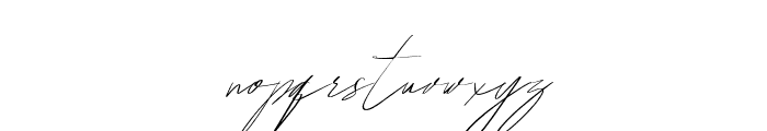 HegomoniSignature Font LOWERCASE