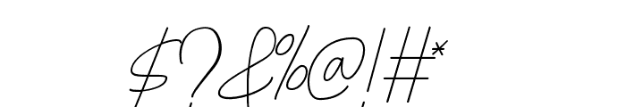 Heitayo Regular Font OTHER CHARS