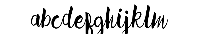 Hellena Script Regular Font LOWERCASE