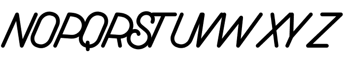 Hipster Sans Italic Font LOWERCASE