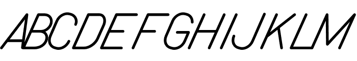 Hipster Sans Light Italic Font LOWERCASE