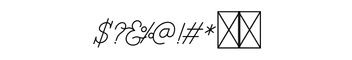 Hipster Script Font OTHER CHARS