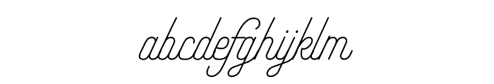 Hipster Script Font LOWERCASE