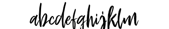 Hitoshi-Regular Font LOWERCASE