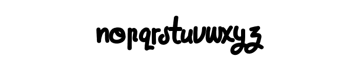 Holiday Curly Regular Font LOWERCASE