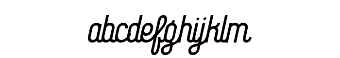 Holiday Regular Font LOWERCASE