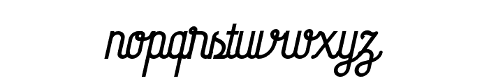 HolidayRegular Font LOWERCASE