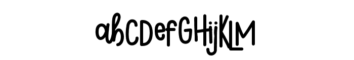 Hottuf Font LOWERCASE