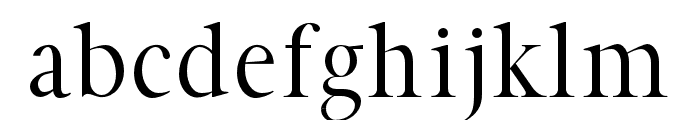 Hughe-regular Font LOWERCASE