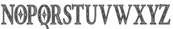 HunterHeartFlatStrip Font LOWERCASE