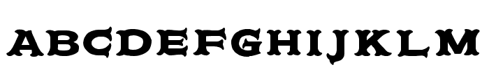 HurscolGothicRegular Font UPPERCASE