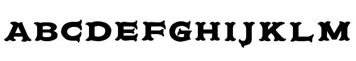 HurscolGothicRegular Font LOWERCASE