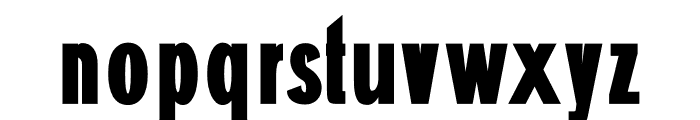 Hurst Black Font LOWERCASE