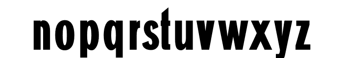 Hurst ExtraBold Font LOWERCASE