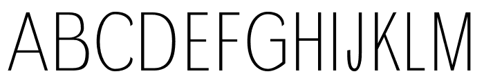 Hurst Regular Font UPPERCASE