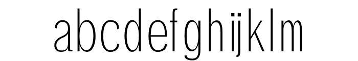 Hurst Regular Font LOWERCASE