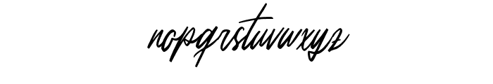 Hustonia Script Regular Font LOWERCASE