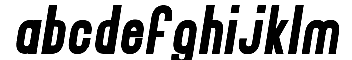 Impulse Bold Italic Font LOWERCASE