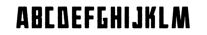 JURKA Rough Font UPPERCASE