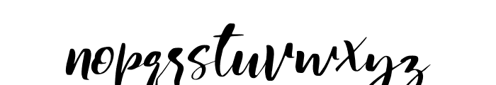 Janjira Script Font LOWERCASE