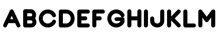 Jaquel Heavy Font LOWERCASE