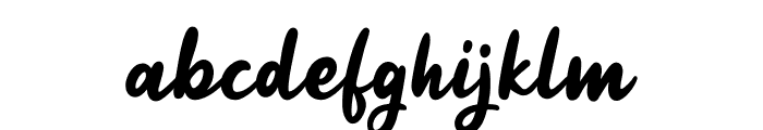 JellyBean Font LOWERCASE