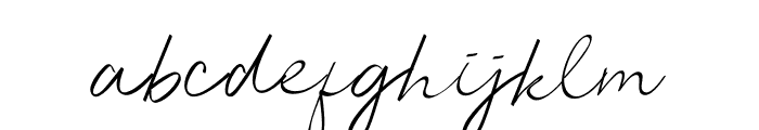 Jelytta Light Font LOWERCASE