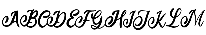 Jhaqlyn Font UPPERCASE