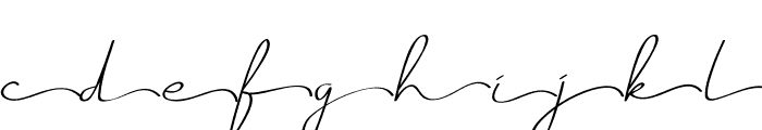 Just Signature Alternate Font LOWERCASE