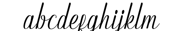 Kahitna Script Font LOWERCASE