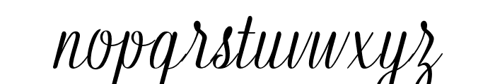 Kahitna Script Font LOWERCASE