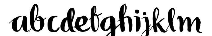 Kaiven Font LOWERCASE