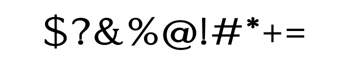 Karin Medium Font OTHER CHARS