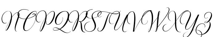 Keneisha Style Font UPPERCASE