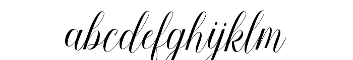 Keneisha Style Font LOWERCASE