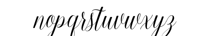 Keneisha Style Font LOWERCASE