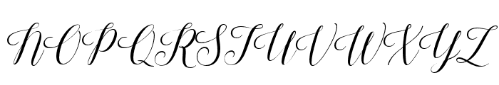 Keneisha Font UPPERCASE