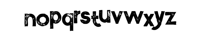 Kiko Grunge Font LOWERCASE