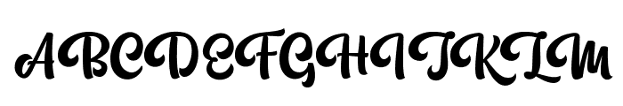 Klibeuth Font UPPERCASE