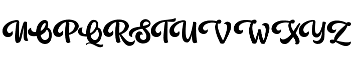 Klibeuth Font UPPERCASE