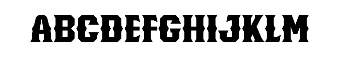 Knucklehead Deco Black Font LOWERCASE