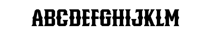 Knucklehead Deco Bold Font LOWERCASE