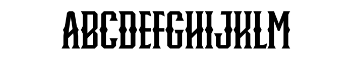 Knucklehead Deco Font UPPERCASE