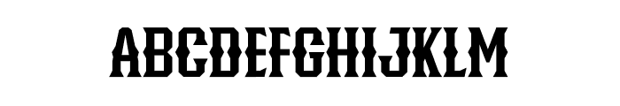 Knucklehead Deco Font LOWERCASE
